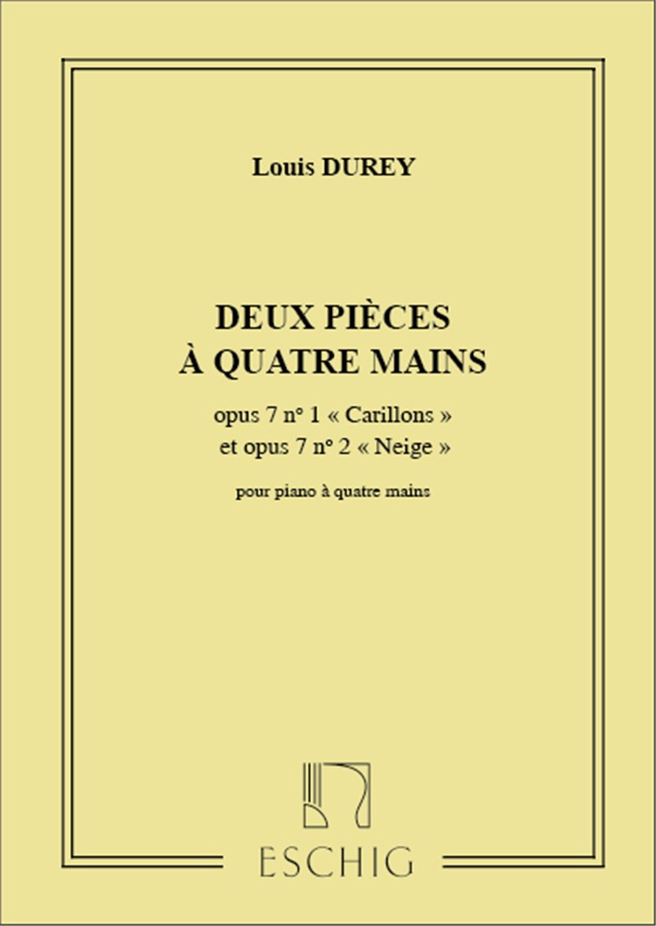 Deux Pieces A Quatre Mains